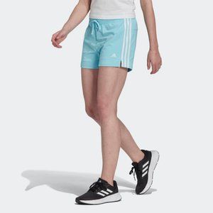 New ADIDAS Women's Essentials Slim 3-Stripes Shorts